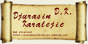 Đurašin Karalejić vizit kartica